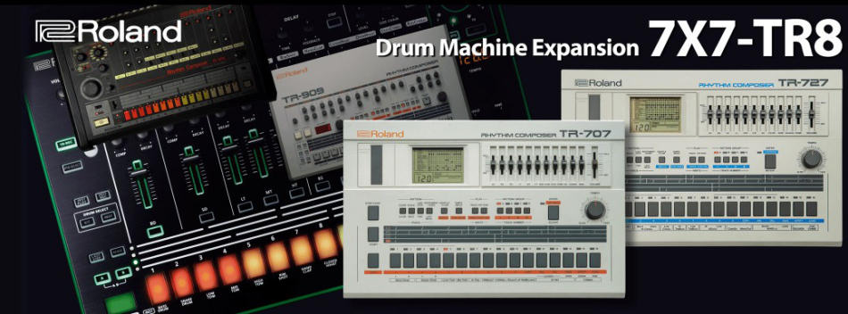 7X7-TR8 Drum machine expansion