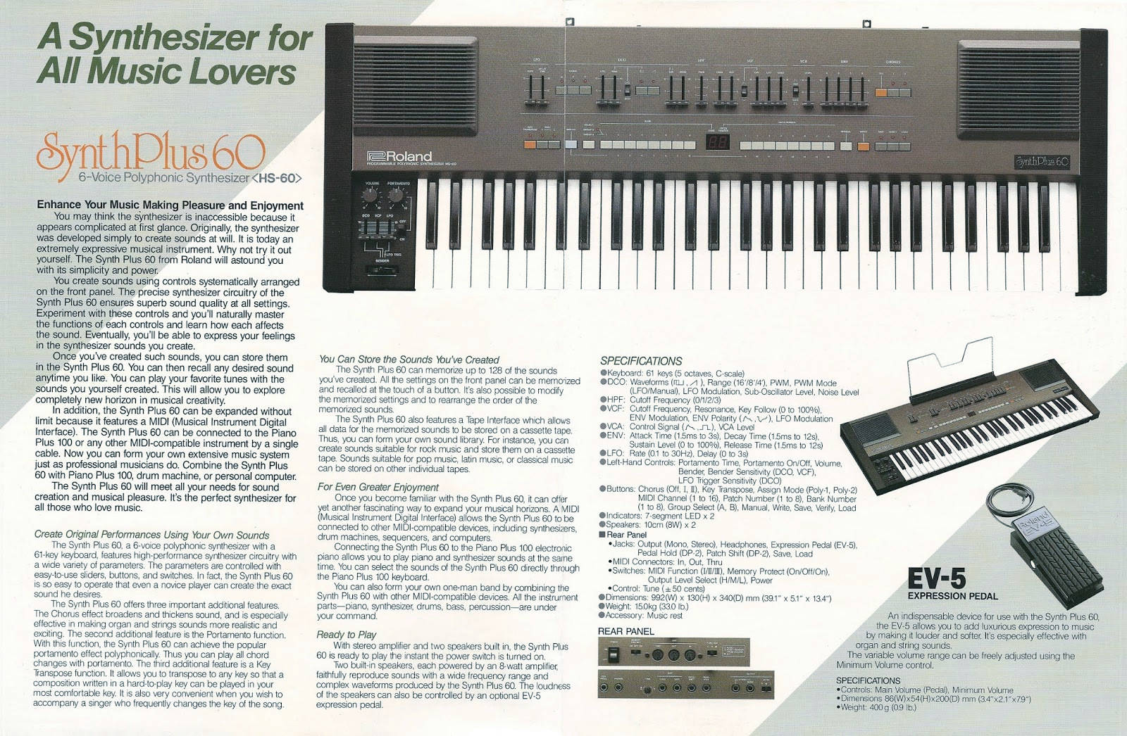 Roland hs60 brochure