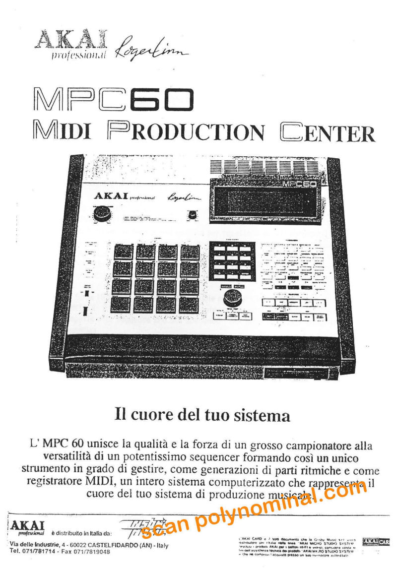 Akai MPC60  Mk1