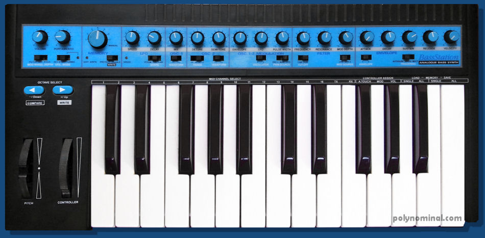 bass station keyboard