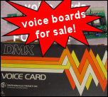DMX voice cards for sale