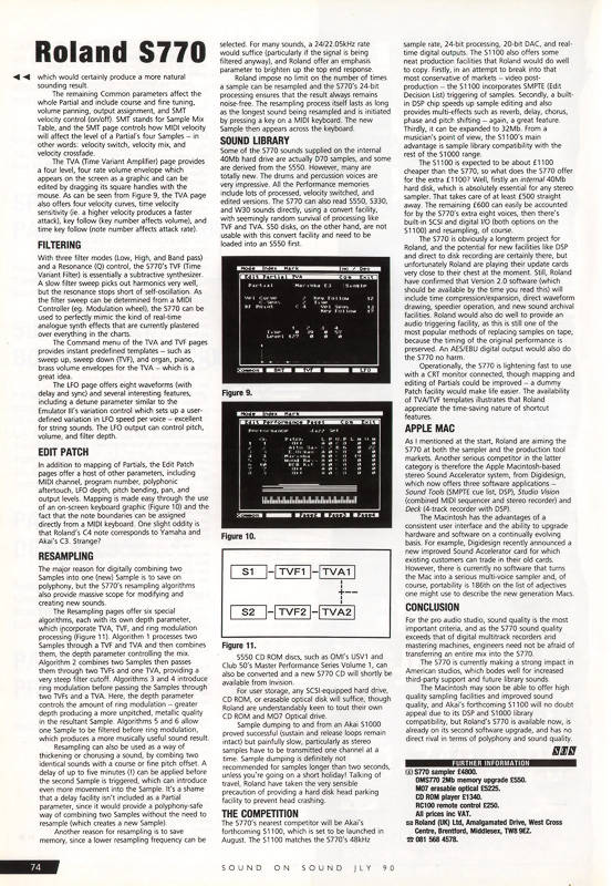 Roland S770 magazine