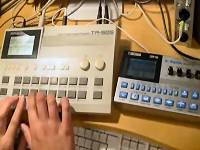 Roland TR-505 with Boss Dr110