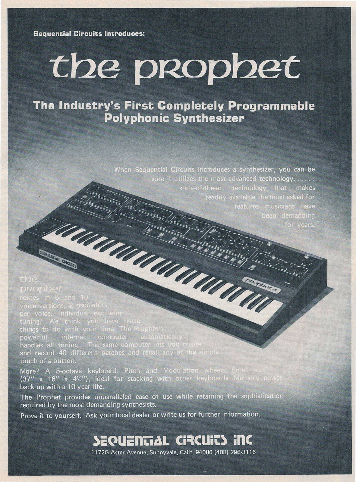 sequential prophet 5