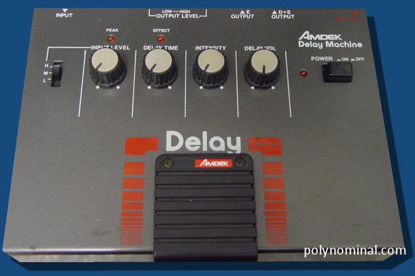 dmk 100 a delay effect