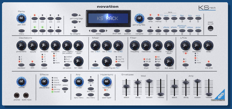 Novation Ks rack