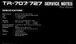 reset tr707
