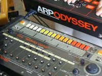 arp odyssey with with roland tr808