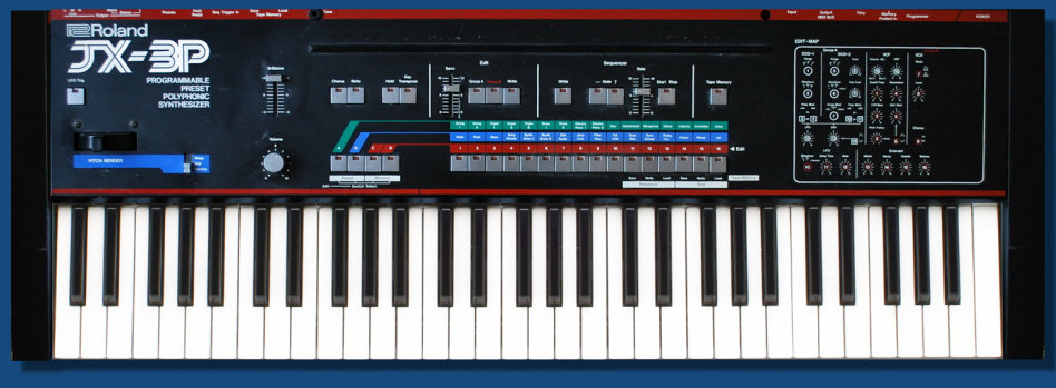 roland jx3p synthesizer