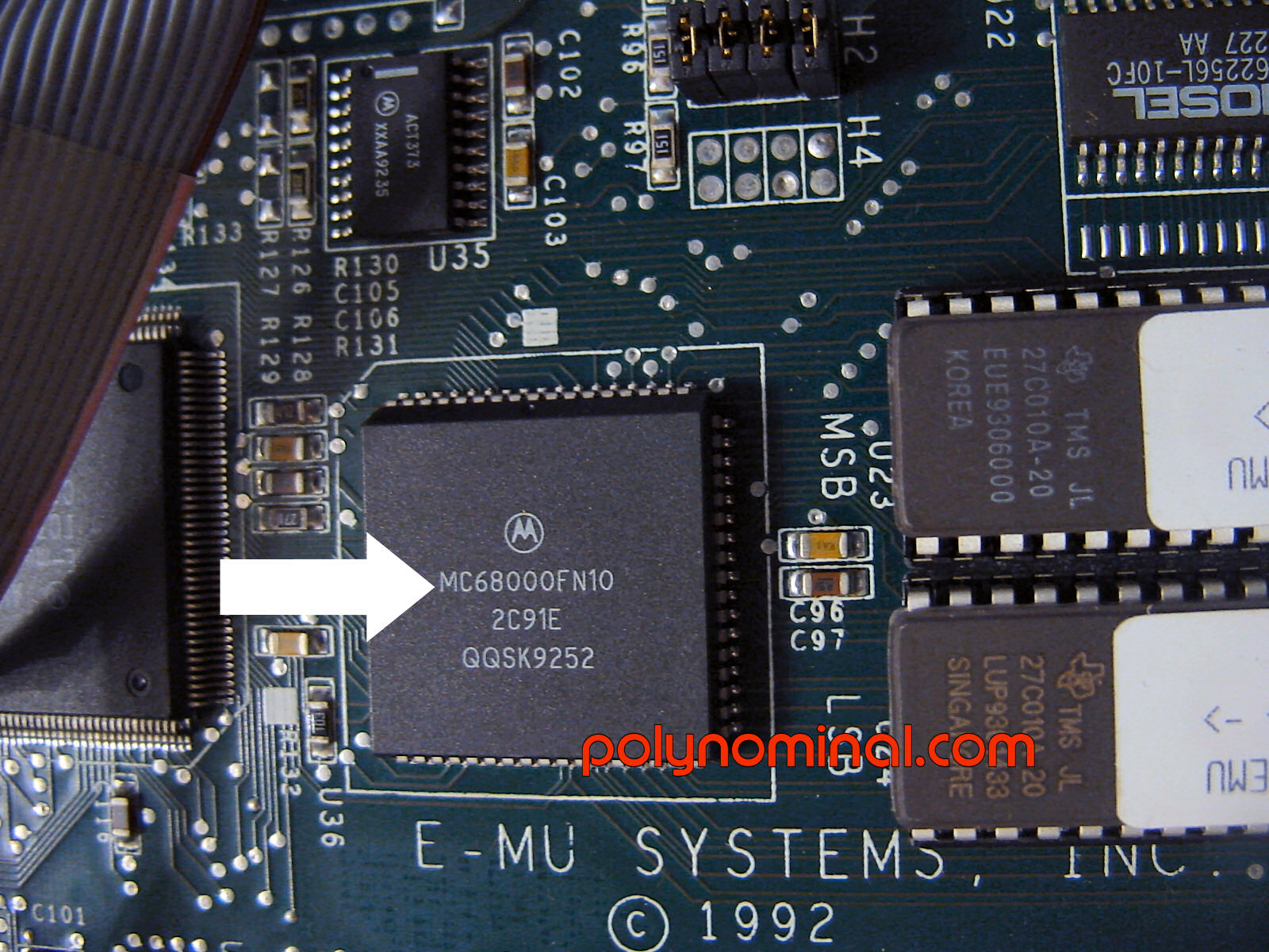 ... EMU DACS are 6 X 16 bits analog devices AD1860. A basic patch s composed by 1 or 2 PCM waveforms Primary + Secondary with some edit controls: