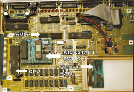amiga 500 motherboard