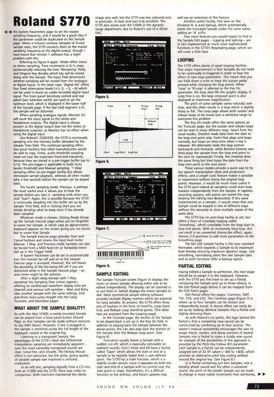 Roland S770 magazine