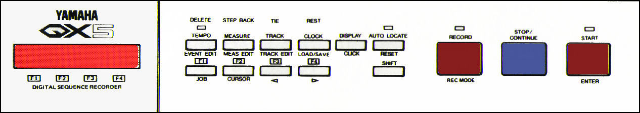 QX5 front panel