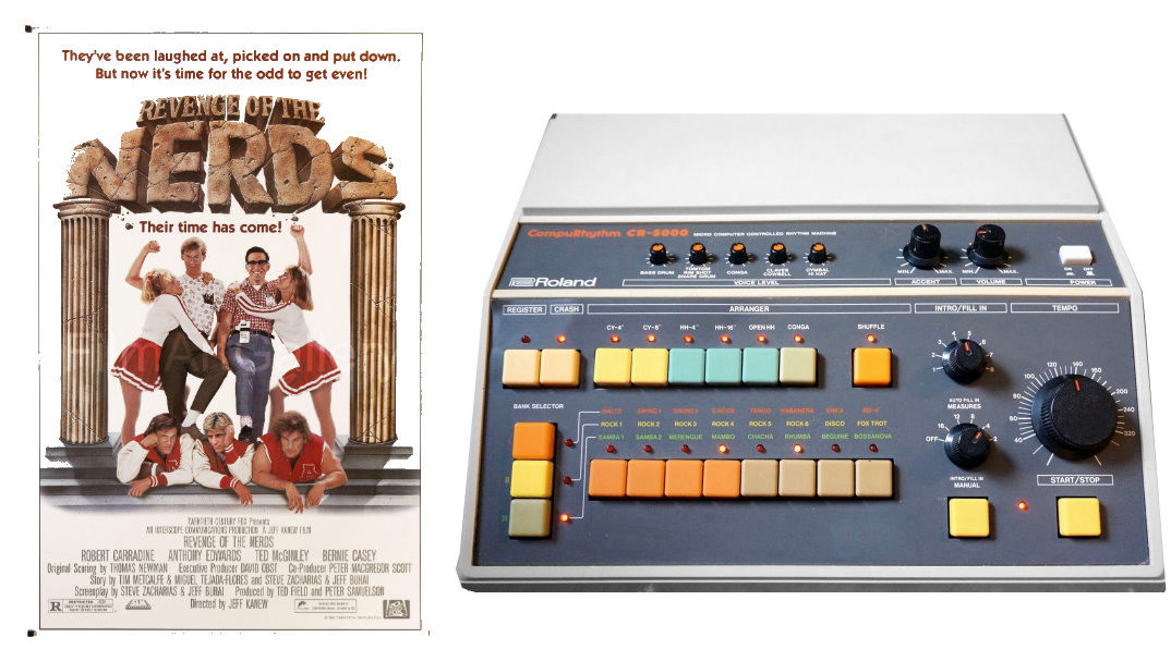 Roland Cr5000 in the revenge of the nerds movie | Polynominal.com