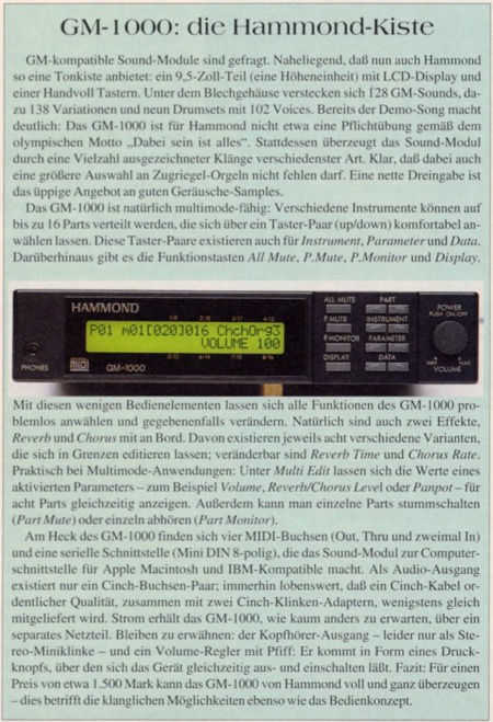 Gm module