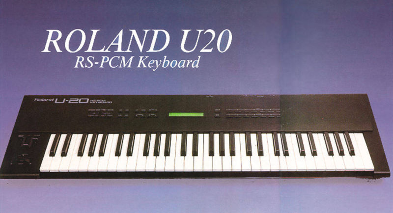 ROLAND U-20 - RS-PCM Keyboard from 1988 (Scum Night) - YouTube