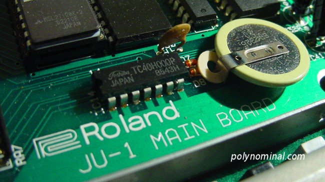 Roland Ju1 mainboard