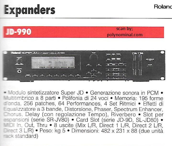 Roland JD 990 Roland JD 990