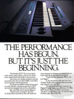 performance on dx7 fm synthesizer