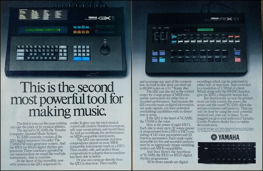 yamaha QX1 シーケンサー QX1 - 展示コレクション - INNOVATION ROAD