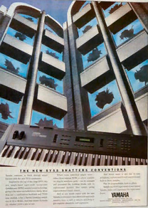 Yamaha SY-55 advertising scan